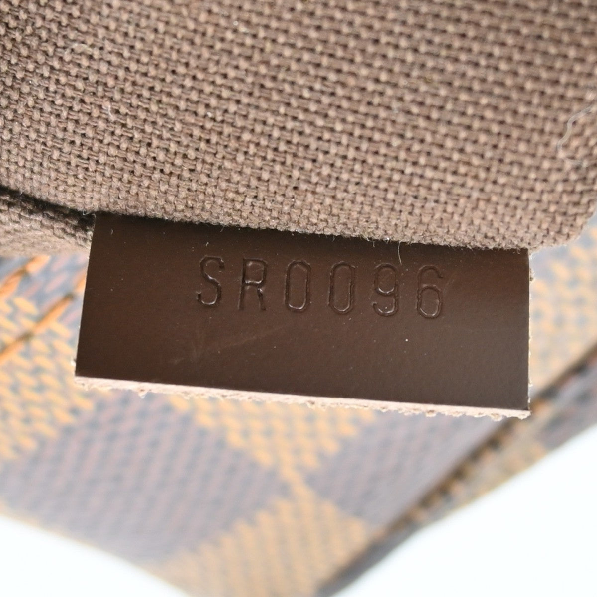 Louis Vuitton Naviglio Handbag Damier Brown Canvas Shoulder Bag Bag (Pre-Owned)