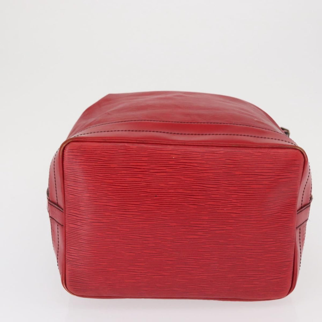 Louis Vuitton Noe Handbag Epi Leather Red Leather Shoulder Bag Bag (Pre-Owned)
