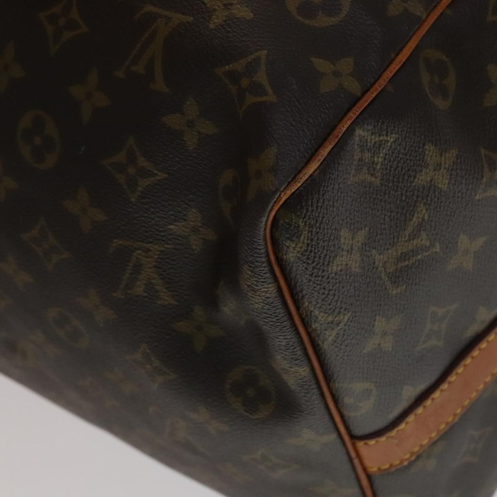 Louis Vuitton Keepall Bandouliere Bag Monogram Canvas Brown Canvas Travel Bag Bag (Pre-Owned)
