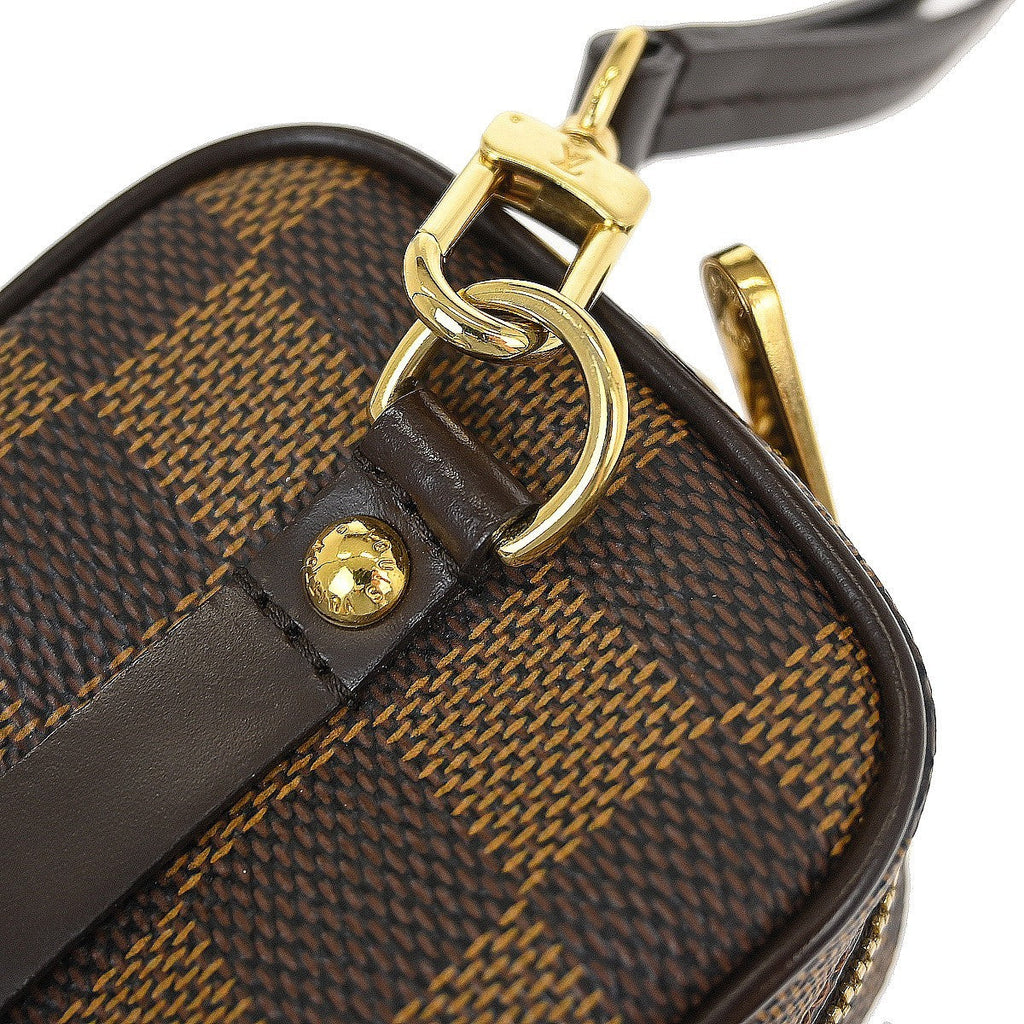 Louis Vuitton Etui Okapi Camera Case Damier Brown Canvas Clutche & Pouche Bag (Pre-Owned)