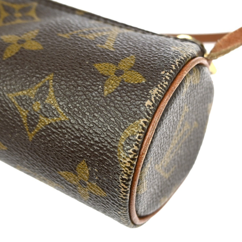 Louis Vuitton Papillon Pochette Monogram Canvas Brown Canvas Clutche & Pouche Bag (Pre-Owned)