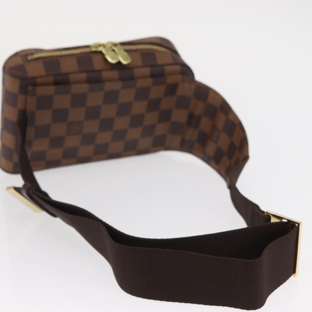 Louis Vuitton Geronimos Waist Bag Damier Brown Canvas Shoulder Bag Bag (Pre-Owned)