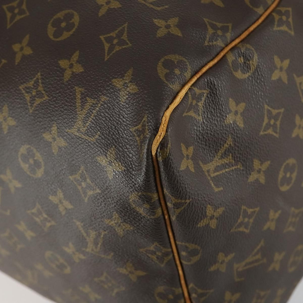 Louis Vuitton Keepall Bag Monogram Canvas Brown Canvas Travel Bag Bag (Pre-Owned)