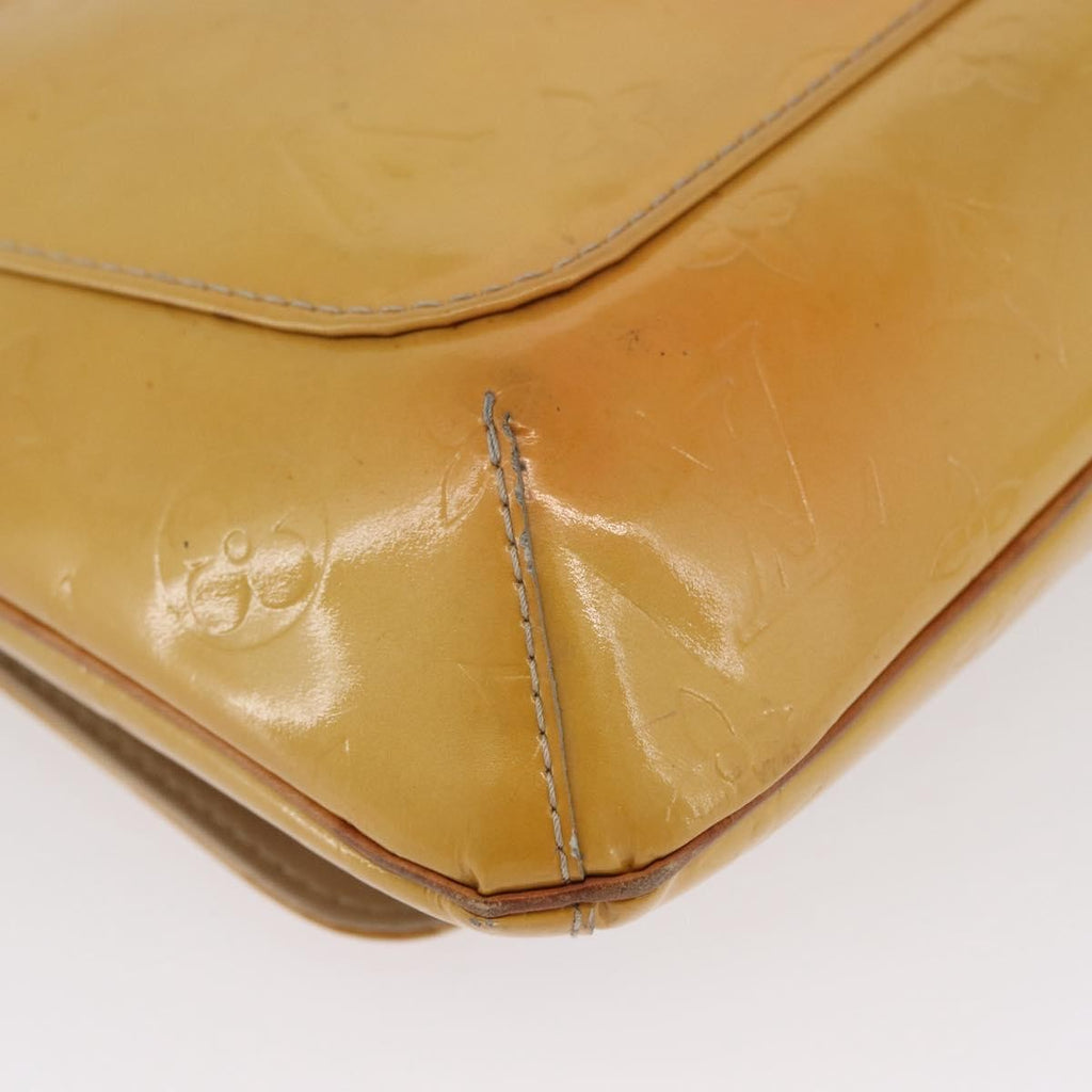 Louis Vuitton Thompson Street Handbag Monogram Vernis Beige Patent_Leather Shoulder Bag Bag (Pre-Owned)