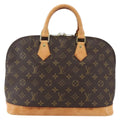 Louis Vuitton Alma Handbag Monogram Canvas Brown Canvas Handbag (Pre-Owned)