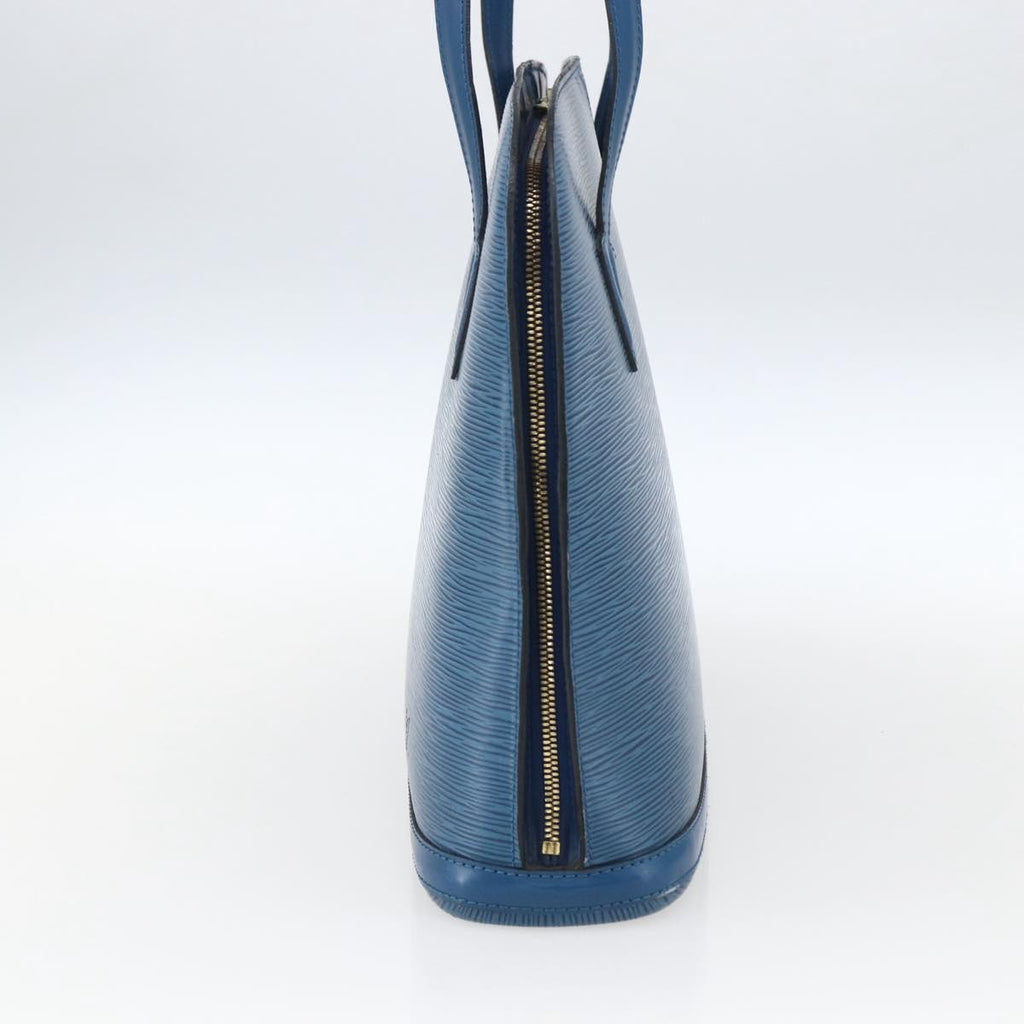 Louis Vuitton Lussac Handbag Epi Leather Blue Leather Shoulder Bag Bag (Pre-Owned)