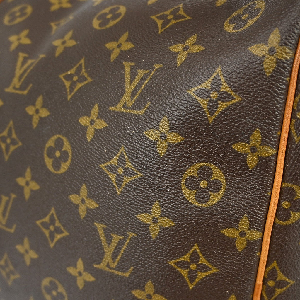 Louis Vuitton Keepall Bag Monogram Canvas Brown Canvas Travel Bag Bag (Pre-Owned)