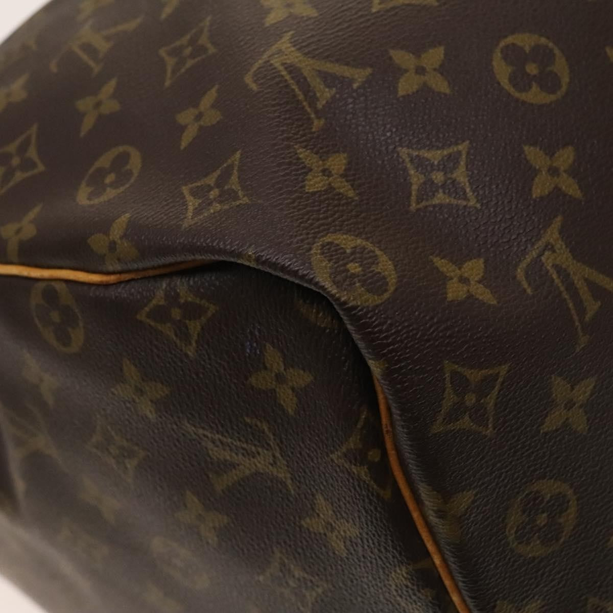 Louis Vuitton Keepall Bag Monogram Canvas Brown Canvas Travel Bag Bag (Pre-Owned)