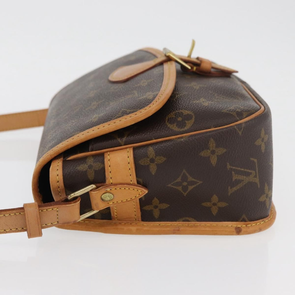 Louis Vuitton Sologne Handbag Monogram Canvas Brown Canvas Shoulder Bag Bag (Pre-Owned)