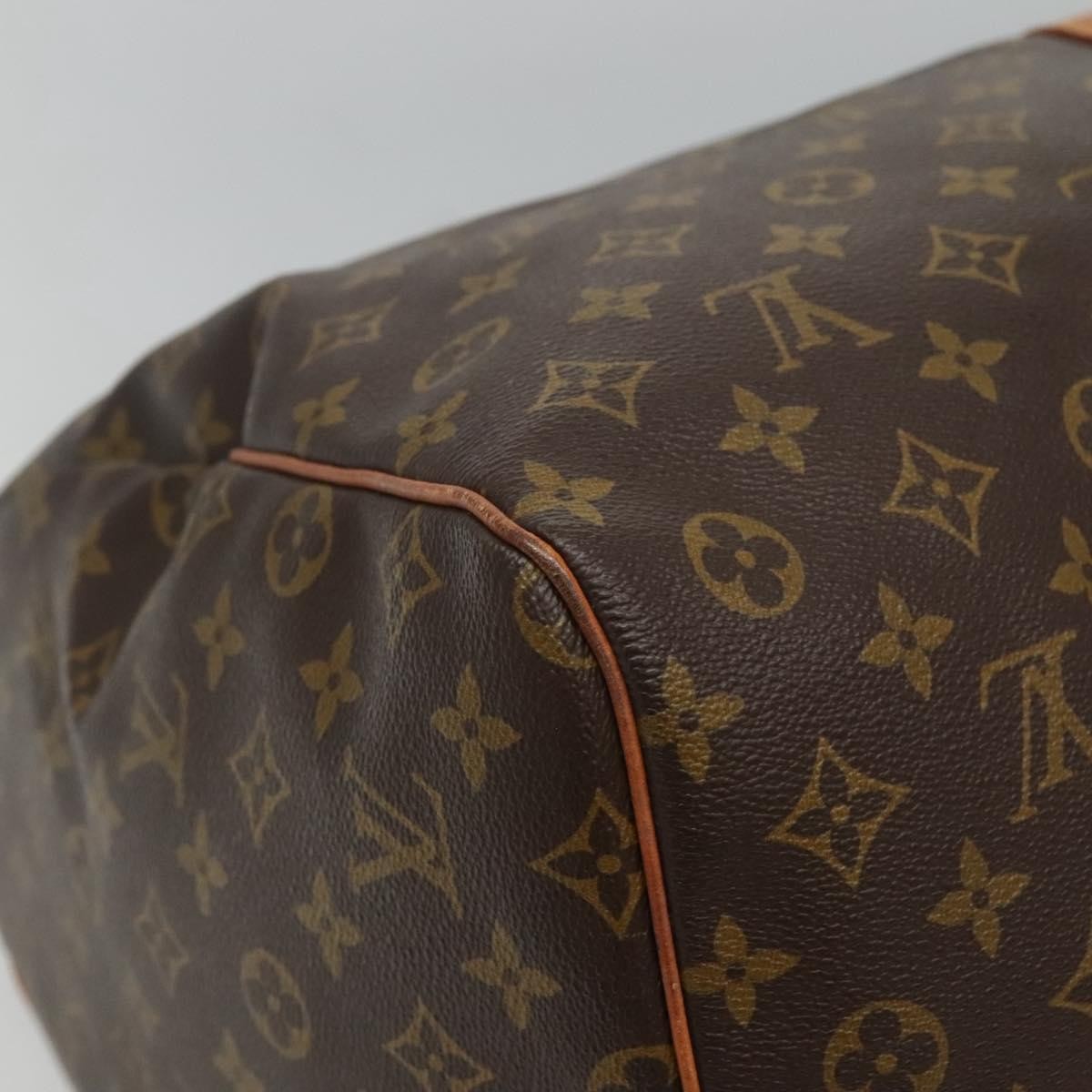 Louis Vuitton Keepall Bag Monogram Canvas Brown Canvas Travel Bag Bag (Pre-Owned)