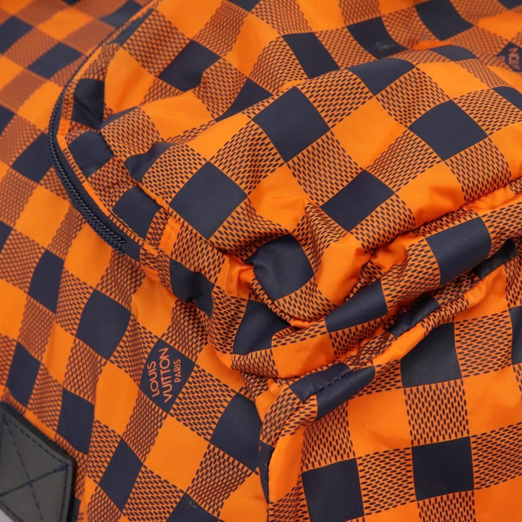 Louis Vuitton Aventure Backpack Damier Nylon Orange Nylon Backpack Bag (Pre-Owned)