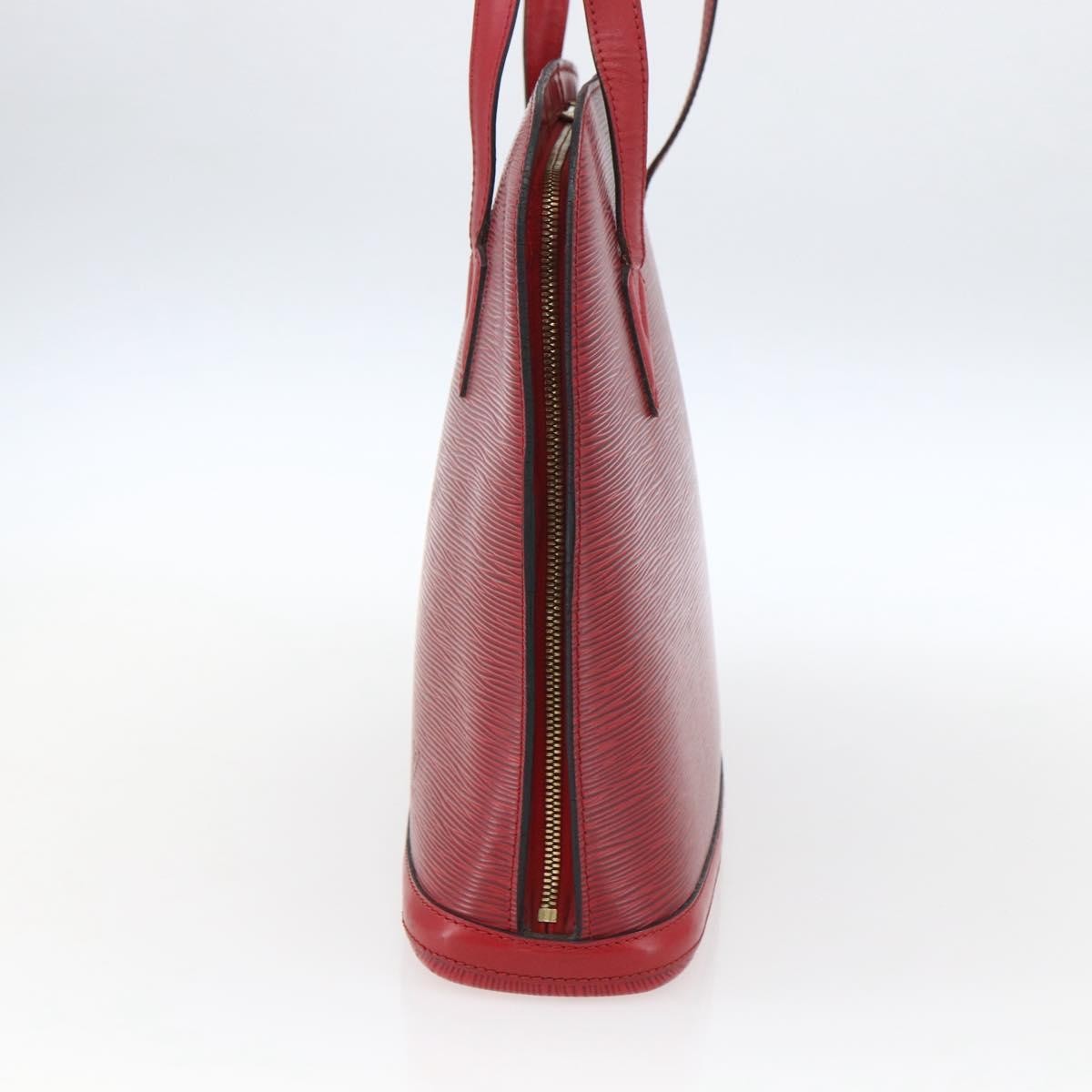 Louis Vuitton Lussac Handbag Epi Leather Red Leather Shoulder Bag Bag (Pre-Owned)