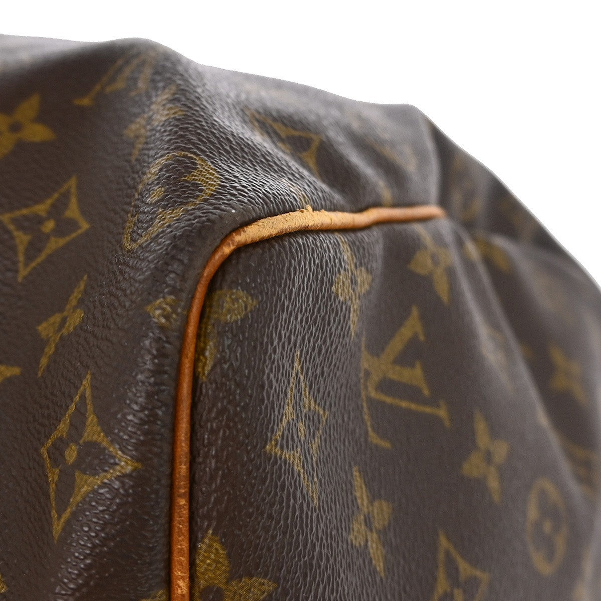 Louis Vuitton Keepall Bag Monogram Canvas Brown Canvas Travel Bag Bag (Pre-Owned)