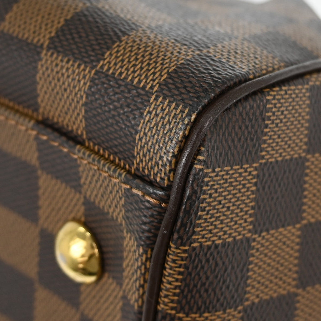 Louis Vuitton Trevi Handbag Damier Brown Canvas Handbag (Pre-Owned)