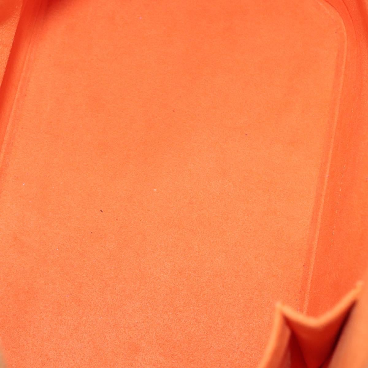 Louis Vuitton Alma Handbag Epi Leather Orange Leather Handbag (Pre-Owned)