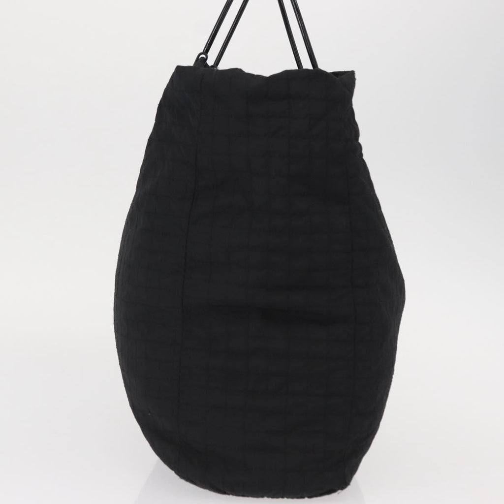 Prada Vintage Handbag Tessuto Black Nylon Handbag (Pre-Owned)