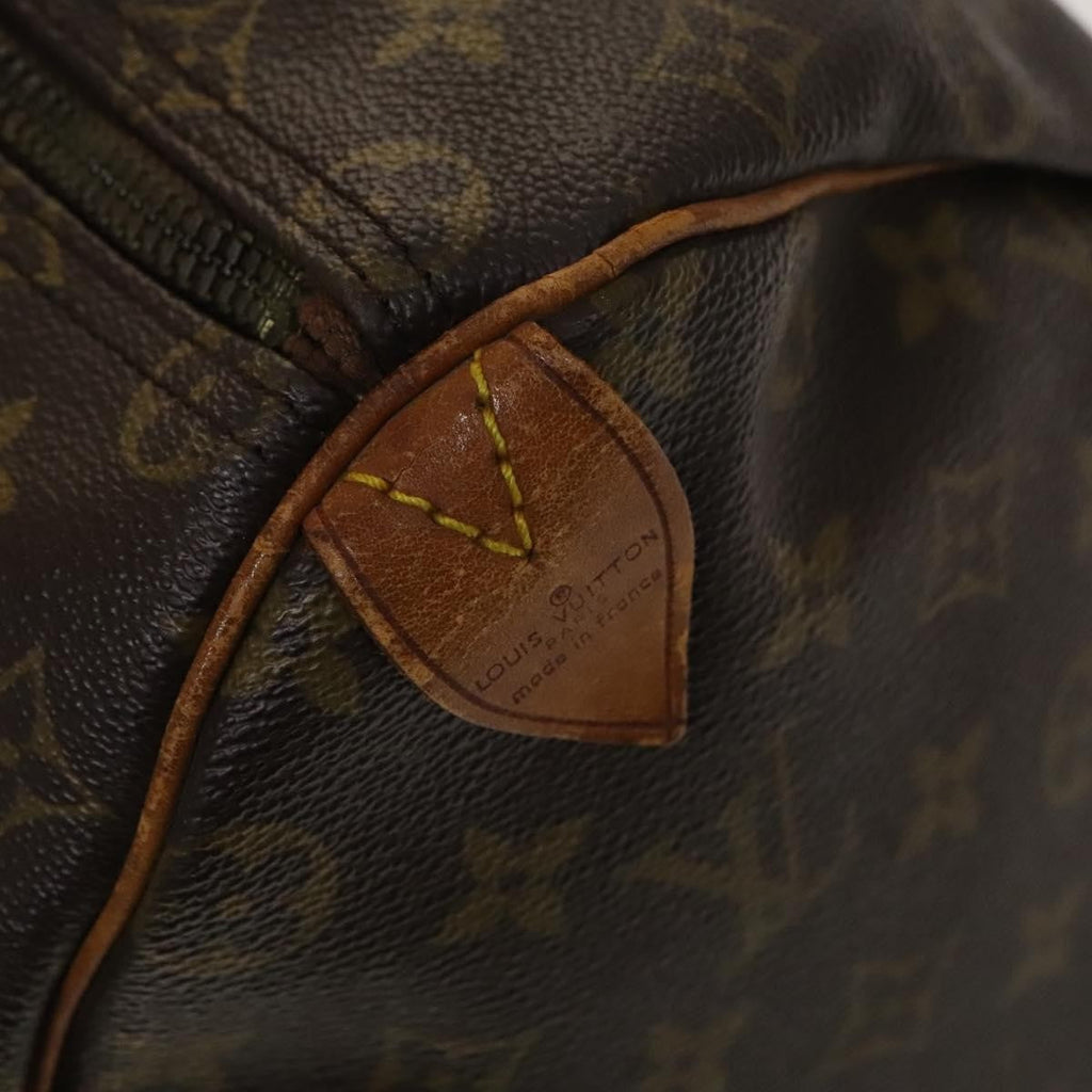 Louis Vuitton Keepall Bag Monogram Canvas Brown Canvas Travel Bag Bag (Pre-Owned)