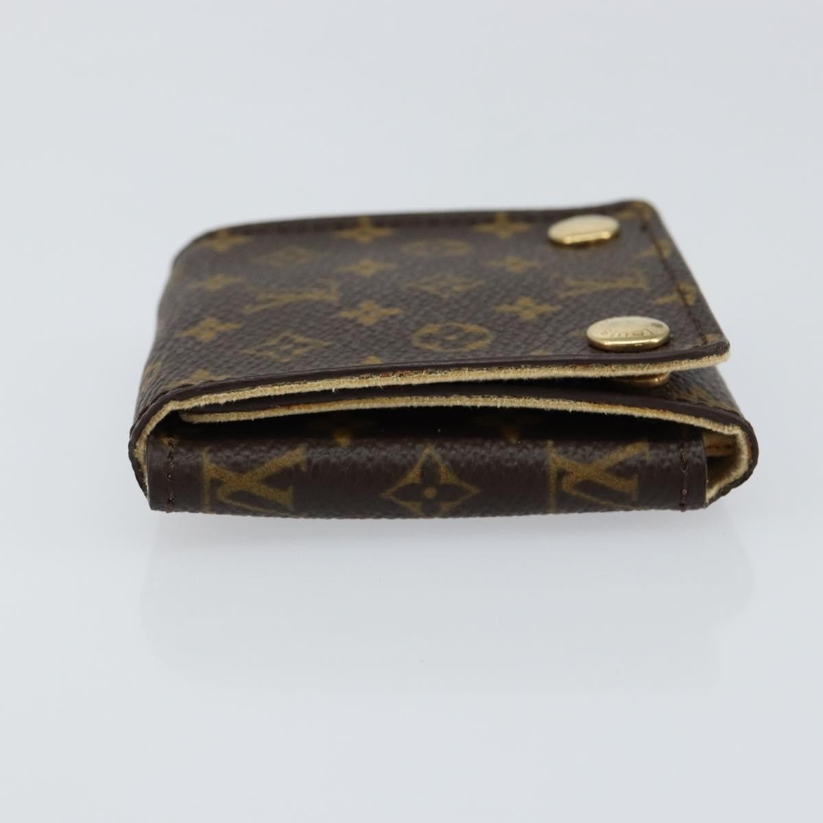 Louis Vuitton Case Jewelry Box Canvas Brown Canvas Wallets Accessory (Pre-Owned)