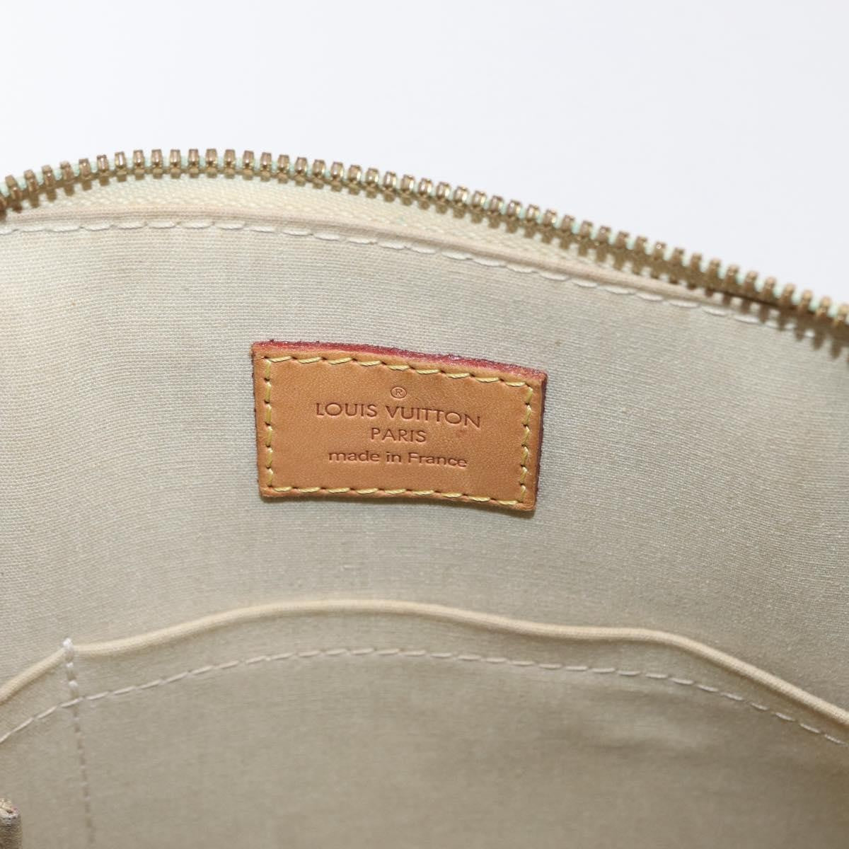 Louis Vuitton Alma Handbag Monogram Vernis Pink Patent_Leather Handbag (Pre-Owned)
