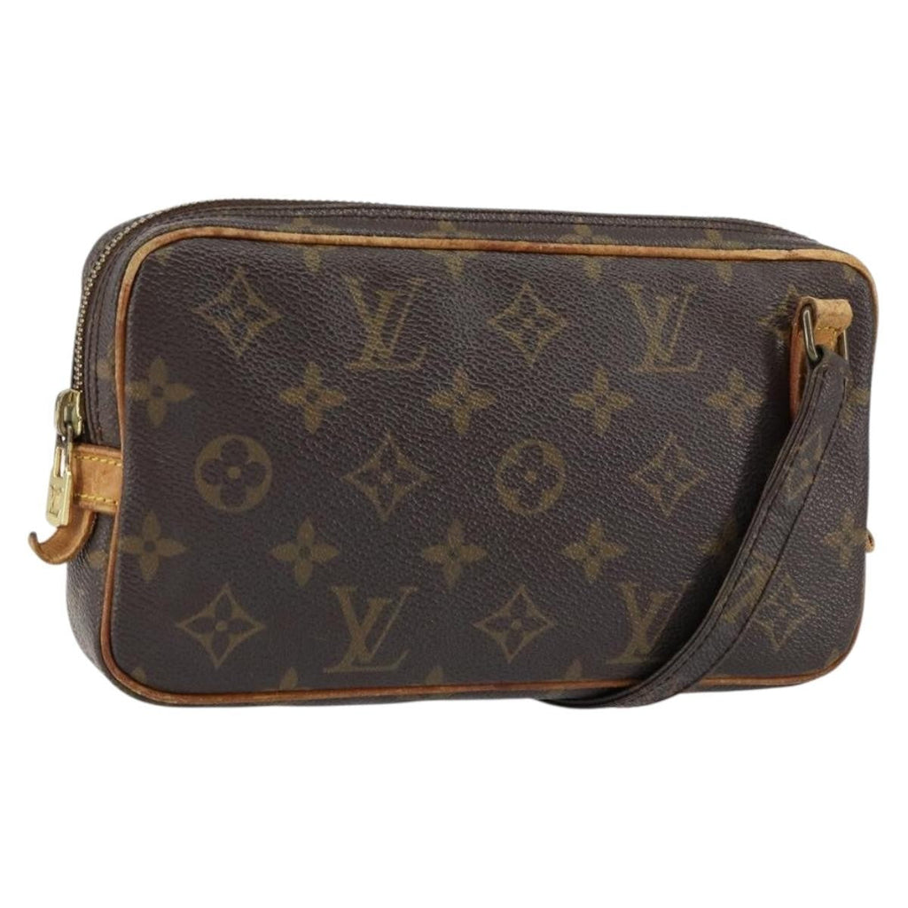 Louis Vuitton Pochette Marly Bandouliere Bag Monogram Canvas Brown Canvas Clutche & Pouche Bag (Pre-Owned)
