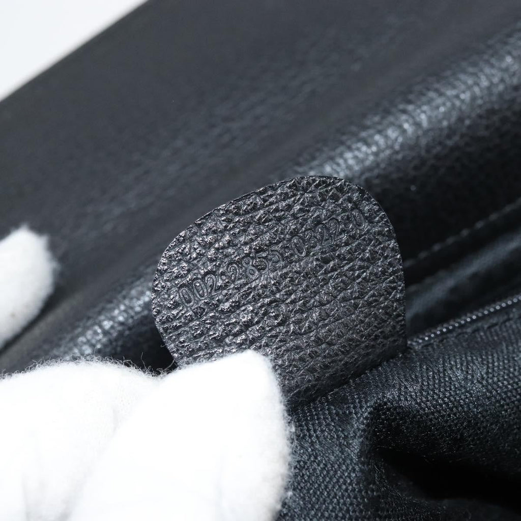 Gucci Bamboo Tote Bag Suede Black Suede Tote Bag Bag (Pre-Owned)