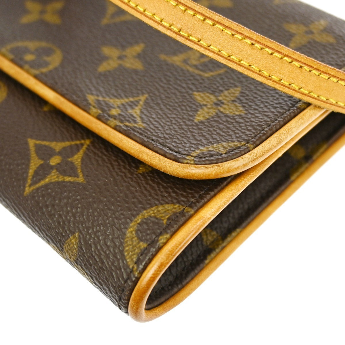 Louis Vuitton Twin Handbag Monogram Canvas Brown Canvas Clutche & Pouche Bag (Pre-Owned)