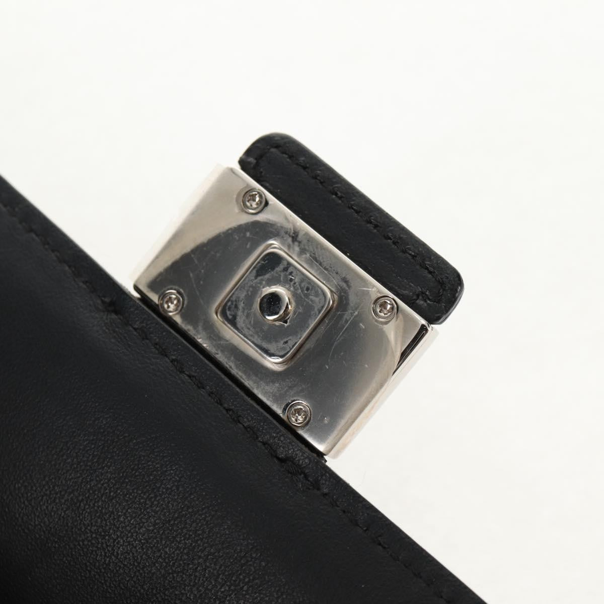 Fendi Baguette Convertible Belt Bag Zucca Canvas Black Canvas Bag (Pre-Owned)