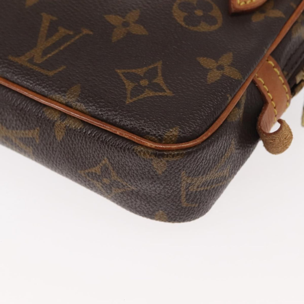 Louis Vuitton Pochette Marly Bandouliere Bag Monogram Canvas Brown Canvas Shoulder Bag Bag (Pre-Owned)