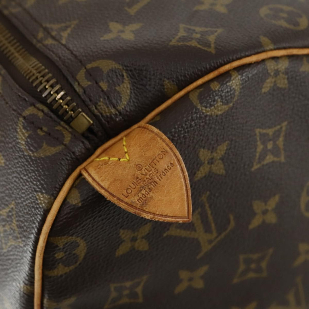 Louis Vuitton Keepall Bag Monogram Canvas Brown Canvas Travel Bag Bag (Pre-Owned)