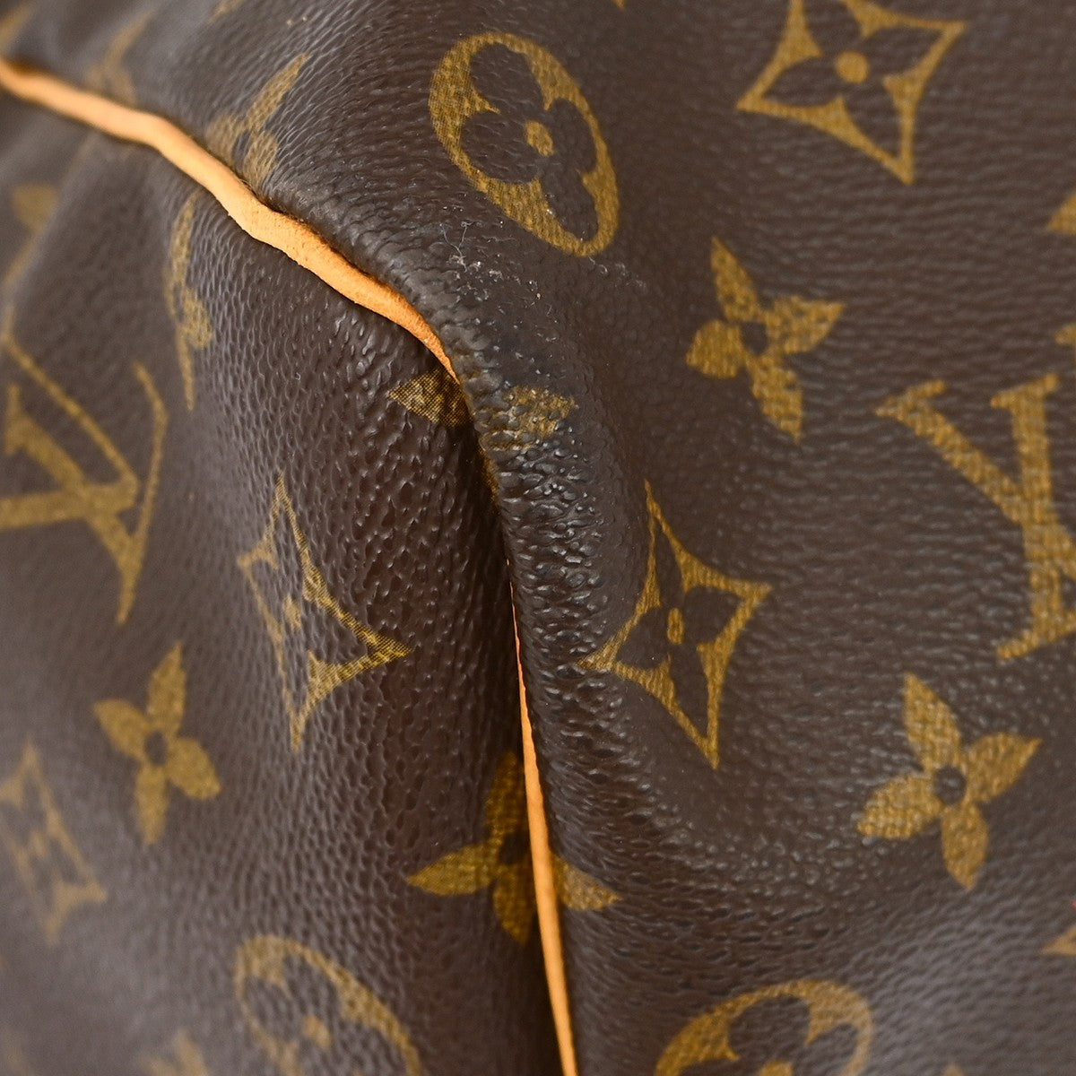 Louis Vuitton Keepall Bag Monogram Canvas Brown Canvas Travel Bag Bag (Pre-Owned)