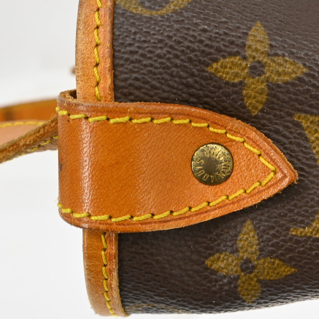 Louis Vuitton Saumur Handbag Monogram Canvas Brown Canvas Shoulder Bag Bag (Pre-Owned)
