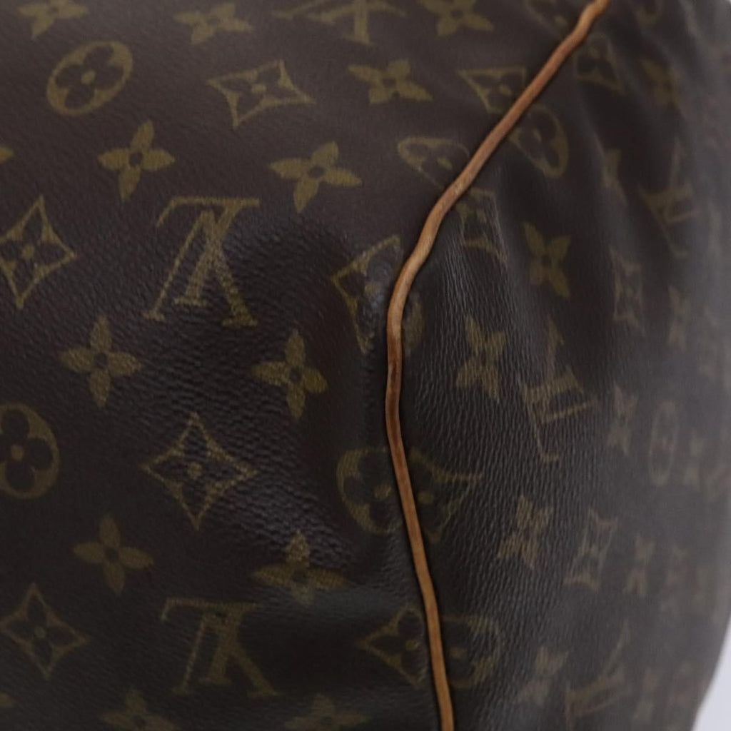 Louis Vuitton Keepall Bag Monogram Canvas Brown Canvas Travel Bag Bag (Pre-Owned)
