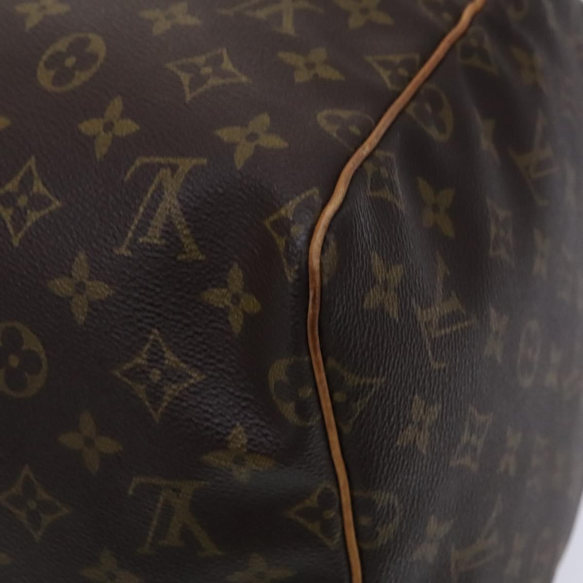 Louis Vuitton Keepall Bag Monogram Canvas Brown Canvas Travel Bag Bag (Pre-Owned)
