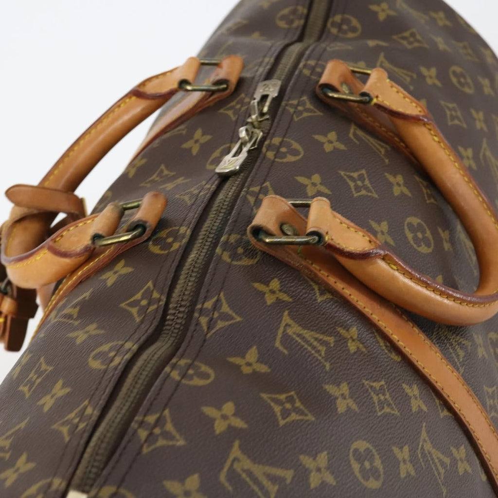 Louis Vuitton Keepall Bag Monogram Canvas Brown Canvas Travel Bag Bag (Pre-Owned)