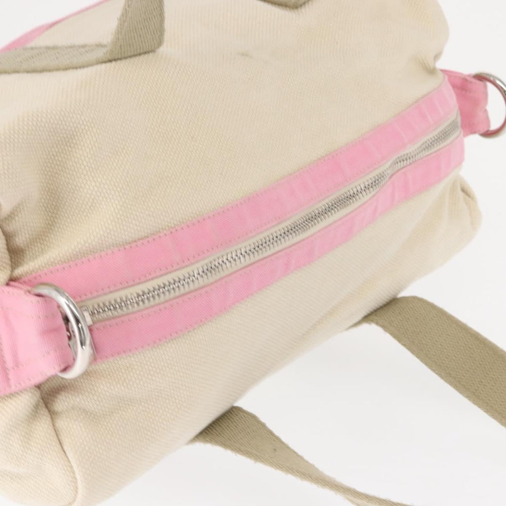 Chanel Sport Line Boston Ba Canvas Pink Canvas Travel Bag Bag (Pre-Owned)