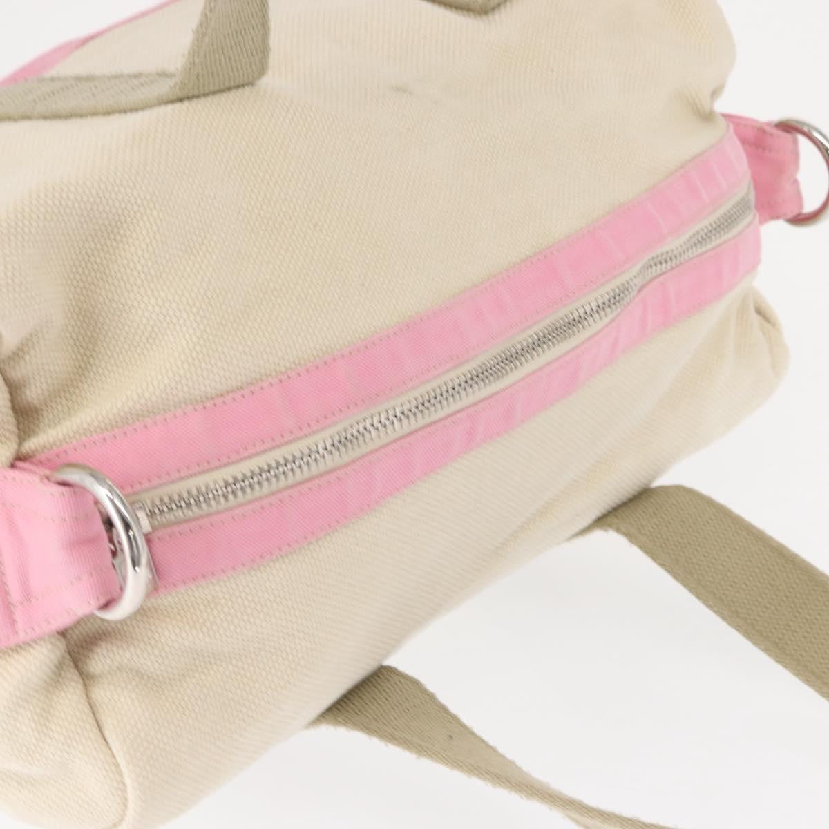 Chanel Sport Line Boston Ba Canvas Pink Canvas Travel Bag Bag (Pre-Owned)