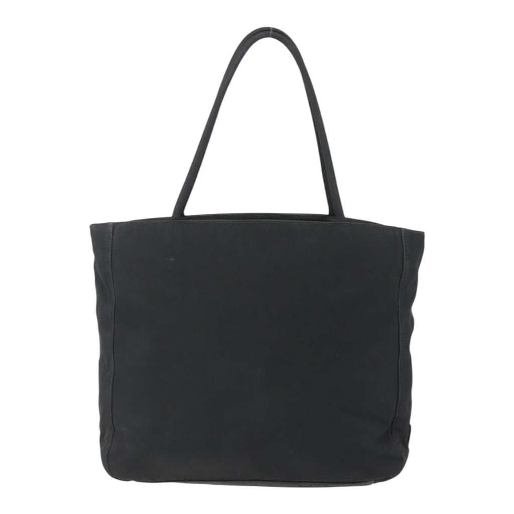 Prada Vintage Tote Tessuto Black Nylon Tote Bag Bag (Pre-Owned)
