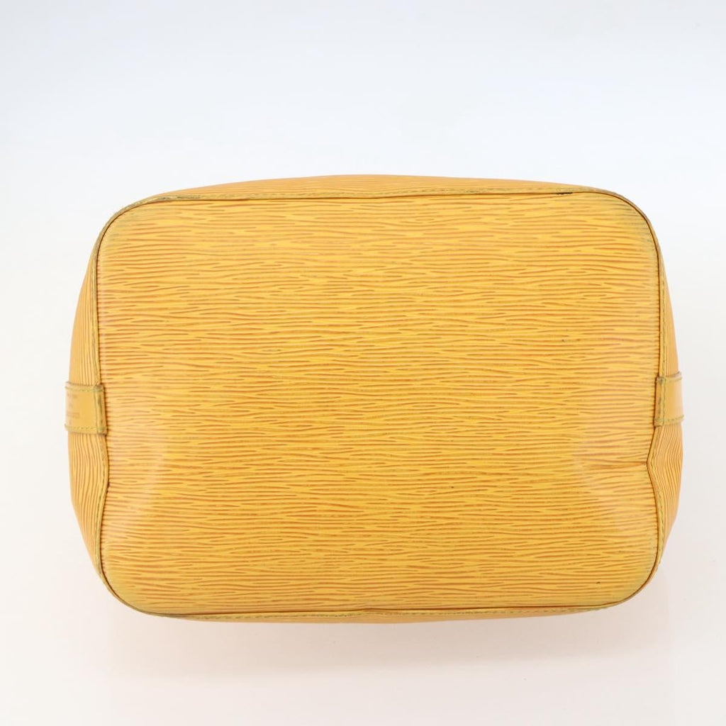 Louis Vuitton Petit Noe Handbag Epi Leather Yellow Leather Shoulder Bag Bag (Pre-Owned)