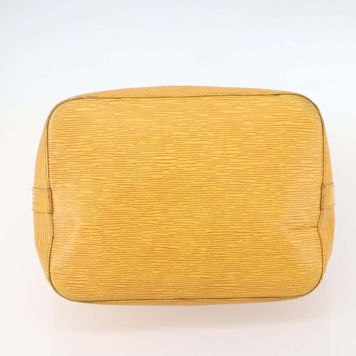 Louis Vuitton Petit Noe Handbag Epi Leather Yellow Leather Shoulder Bag Bag (Pre-Owned)