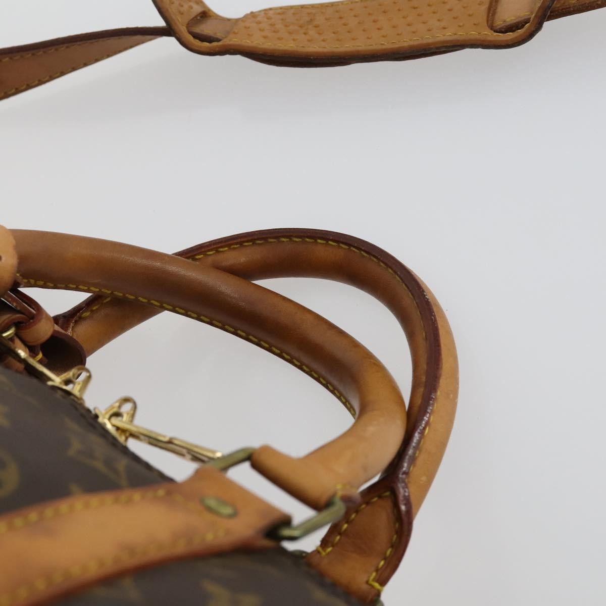 Louis Vuitton Keepall Bandouliere Bag Monogram Canvas Brown Canvas Travel Bag Bag (Pre-Owned)