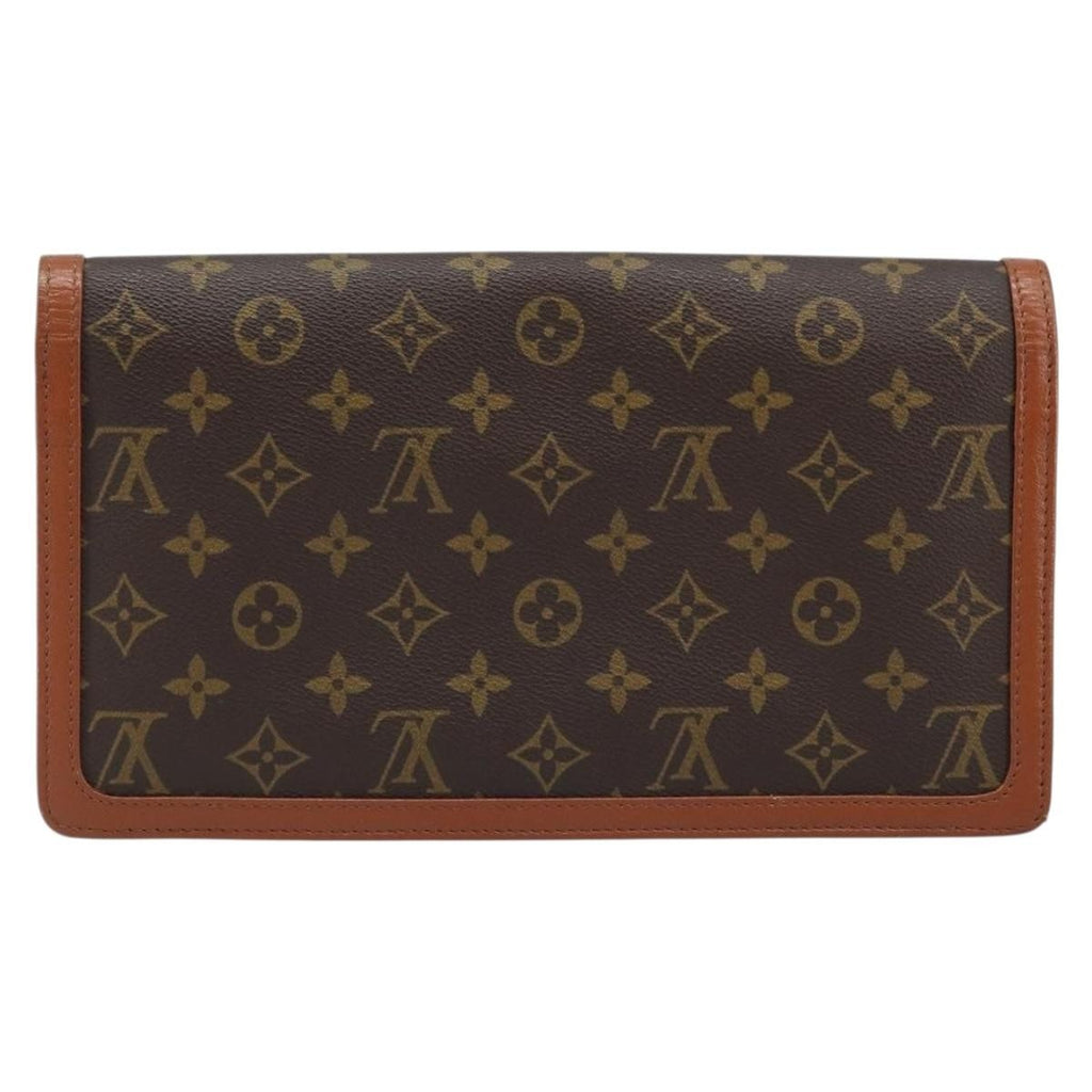 Louis Vuitton Dame Pochette Monogram Canvas Brown Canvas Clutche & Pouche Bag (Pre-Owned)