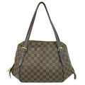 Louis Vuitton Belem Handbag Damier Brown Canvas Shoulder Bag Bag (Pre-Owned)