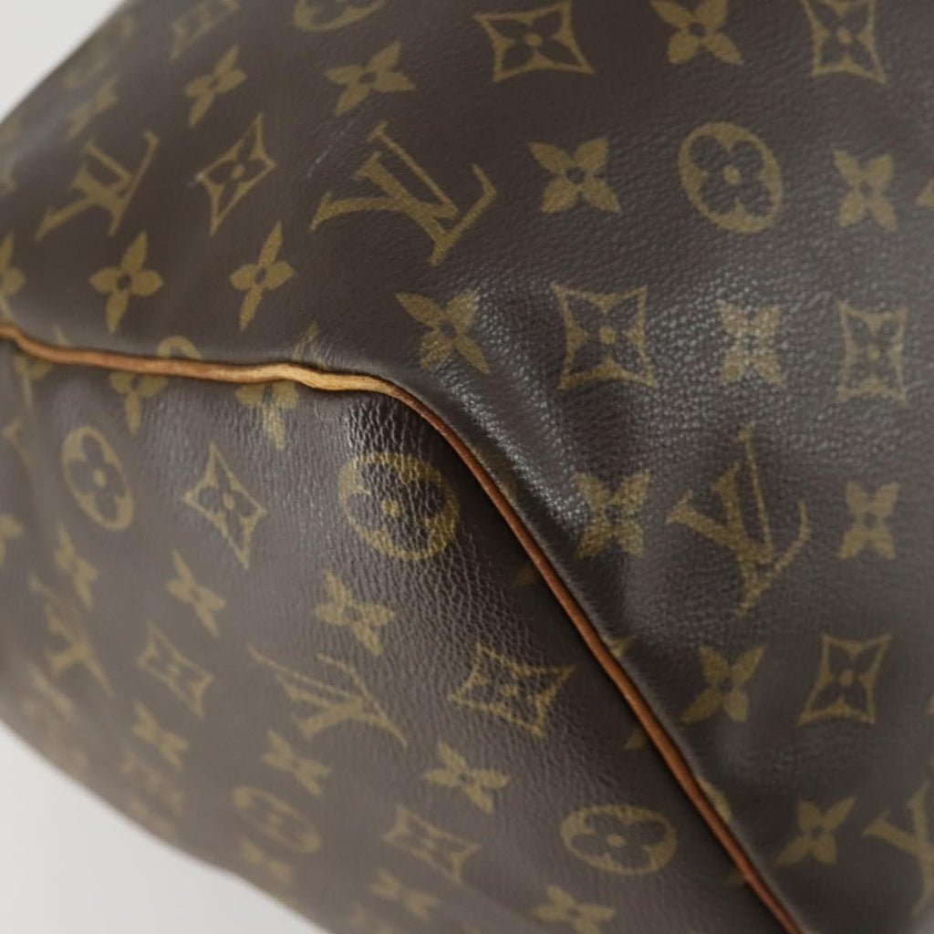 Louis Vuitton Keepall Bag Monogram Canvas Brown Canvas Travel Bag Bag (Pre-Owned)