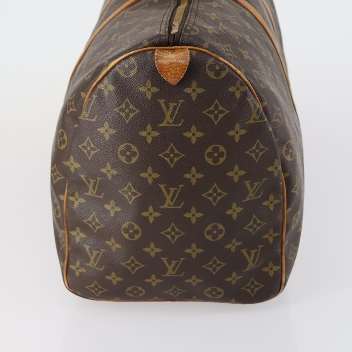 Louis Vuitton Keepall Bag Monogram Canvas Brown Canvas Travel Bag Bag (Pre-Owned)