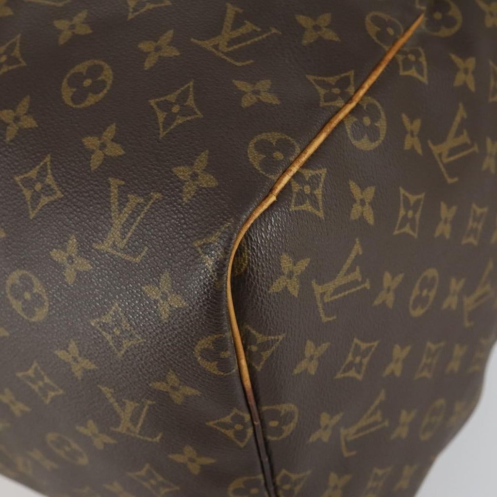 Louis Vuitton Keepall Bag Monogram Canvas Brown Canvas Travel Bag Bag (Pre-Owned)