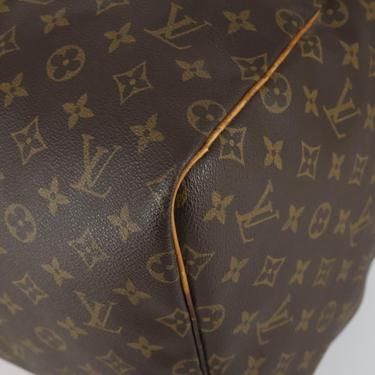 Louis Vuitton Keepall Bag Monogram Canvas Brown Canvas Travel Bag Bag (Pre-Owned)