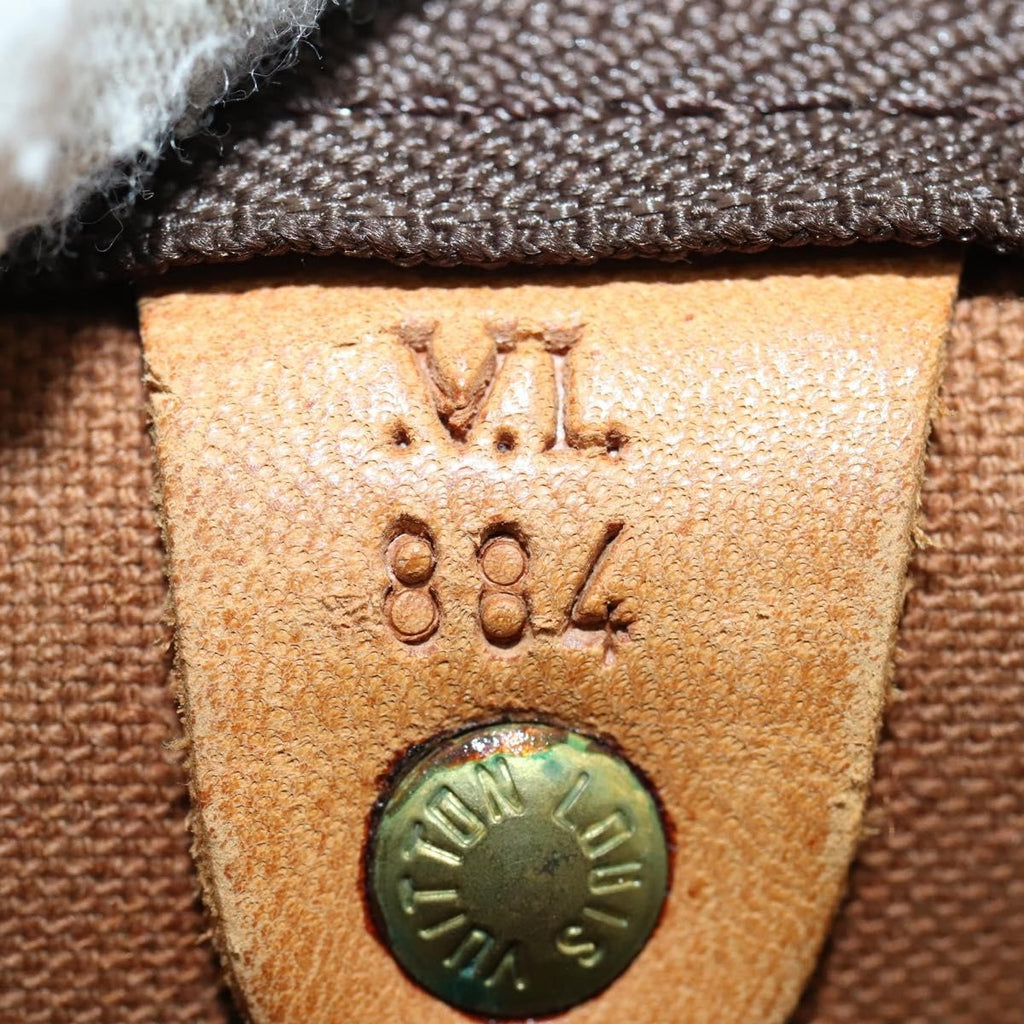 Louis Vuitton Keepall Bandouliere Bag Monogram Canvas Brown Canvas Travel Bag Bag (Pre-Owned)