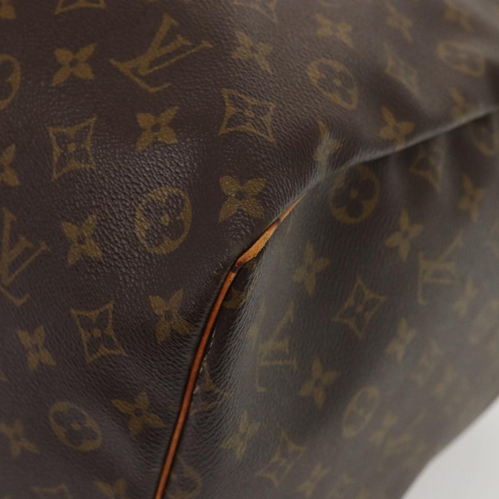 Louis Vuitton Keepall Bag Monogram Canvas Brown Canvas Travel Bag Bag (Pre-Owned)