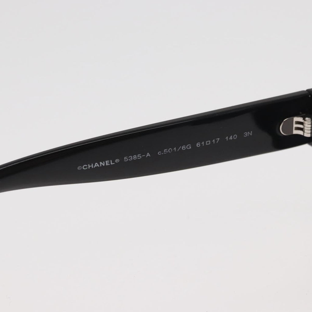 Chanel Logo Cc Sunglasses Plastic Black Plastic Sunglasse Accessory (Pre-Owned)