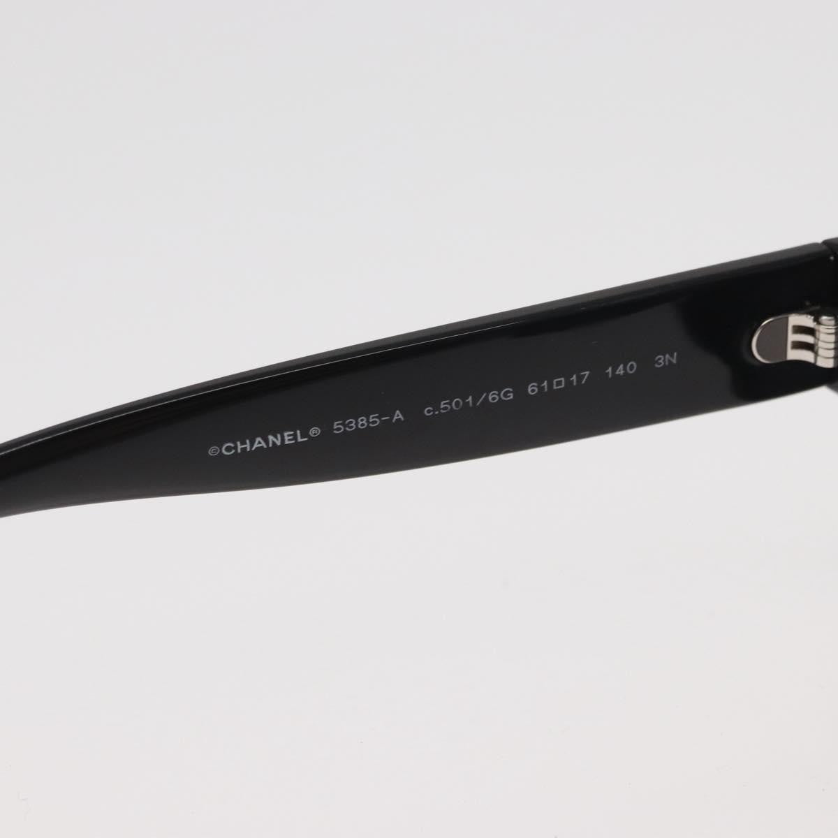 Chanel Logo Cc Sunglasses Plastic Black Plastic Sunglasse Accessory (Pre-Owned)